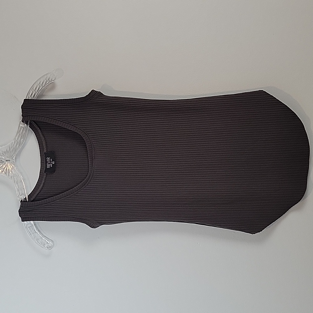 Revir Hedy Tunic Tank Top in Allspice gray
